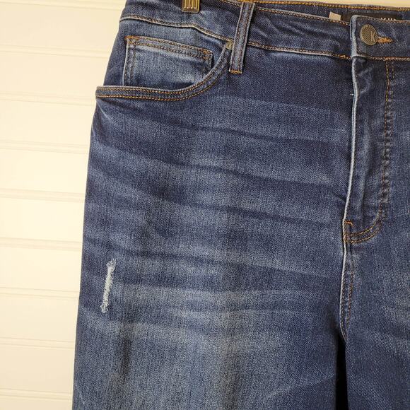 Kut From the Kloth Jeans Womens Plus 16W Rachael Fab Ab Mom Jean High Rise Crop - Picture 4 of 12